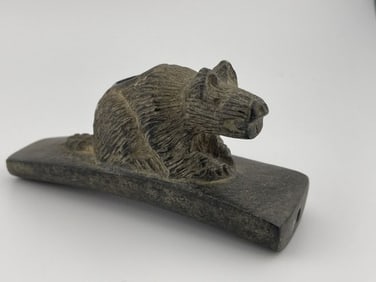 Beaver Effigy Stone Pipe Indian Artifact Arrowhead