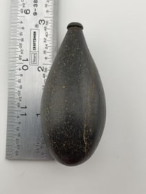 Hematite Plummet Indian Artifact Arrowhead