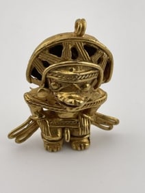 Tumbaga Tairona Gold Figurine UNKNOWN MATERIAL