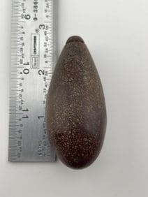 Hematite Plummet Indian Artifact Arrowhead