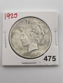 1925 Peace Silver Dollar Coin