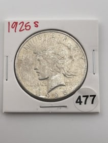 1925 S Peace Silver Dollar Coin