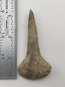 3 & 1/4" Drill Indian Artifact Arrowhead
