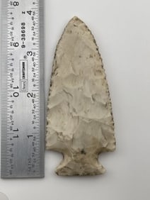 3 &7/8" Hardin Indian Artifact Arrowhead