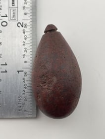 Hematite Plummet Indian Artifact Arrowhead