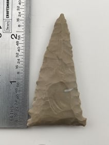 2 & 3/8" Dalton Indian Artifact Arrowhead