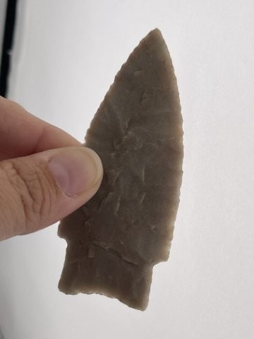 3 & 1/4" Scottsbluff Indian Artifact Arrowhead (1 of 5)
