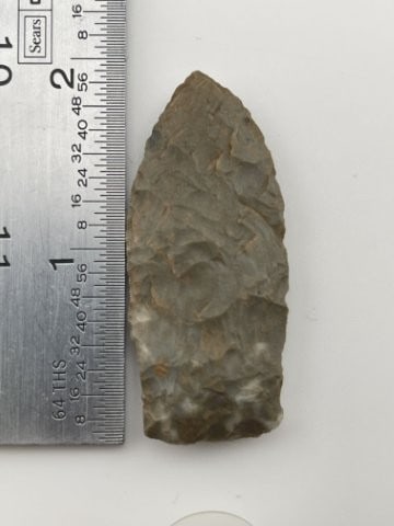 1 & 7/8" Clovis Indian Artifact Arrowhead (1 of 4)