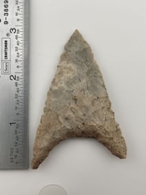 2 & 7/8" Paleo Point Indian Artifact Arrowhead
