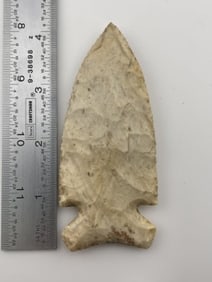 4 & 1/4" Graham Cave Indian Artifact Arrowhead