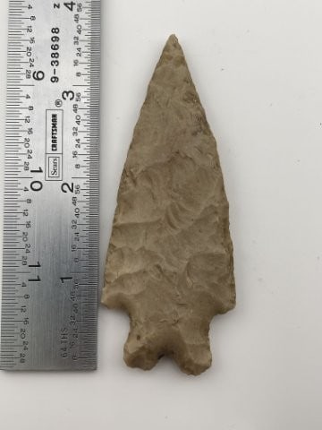 3 & 3/4" Texas Pedernales Indian Artifact Arrowhead (1 of 4)