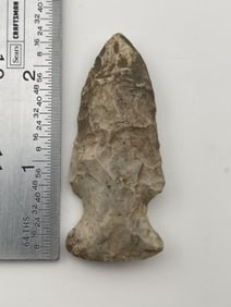 2 & 1/4" Side Notch Indian Artifact Arrowhead