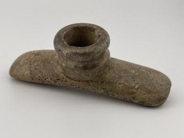 Hopewell Pipe Indian Artifact Arrowhead