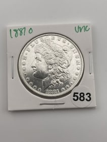 1881 O UNC Morgan Silver Dollar Coin