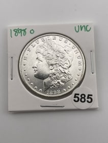 1898 O UNC Morgan Silver Dollar Coin