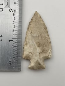1 & 7/8" Stemmed Point Indian Artifact Arrowhead