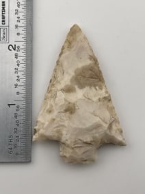 2 & 3/8" Stemmed Point Indian Artifact Arrowhead