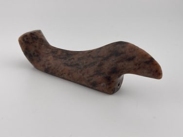 Birdstone made of beautiful red & black quartz Indian Artifact Arrowhead