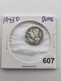 1943 D Mercury Dime Coin