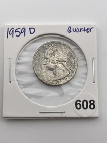 1959 D George Washington Quarter