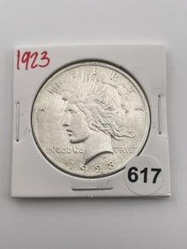 1923 Peace Silver Dollar Coin