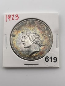 1923 Peace Silver Dollar Coin
