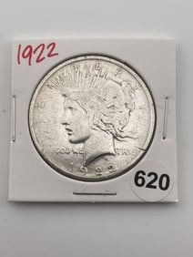 1922 Peace Silver Dollar Coin