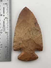 3 & 3/4" Hopewell Indian Artifact Arrowhead