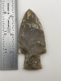 3 & 3/8" Hardin Indian Artifact Arrowhead