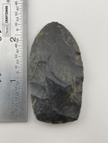 2 & 3/8" Agate Basin Indian Artifact Arrowhead