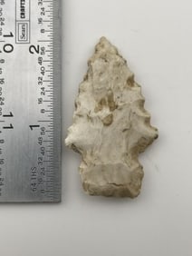 2" Stemmed Point Indian Artifact Arrowhead