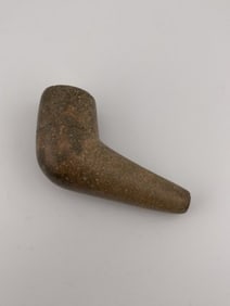Stone Elbow Pipe Indian Artifact Arrowhead