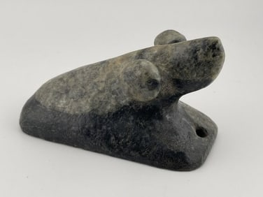 Very nice large Bust Popeyed Birdstone beautiful material Indian Artifact Arrowhead