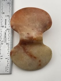 Rose Quartz Butterfly Bannerstone finely made beautiful material Indian Artifact Arrowhead