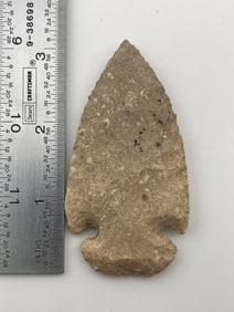 3 7 1/4" Dovetail Indian Artifact Arrowhead