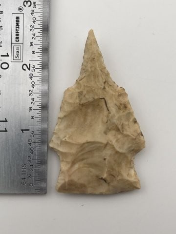 2 & 1/2" Drill Indian Artifact Arrowhead (1 of 4)