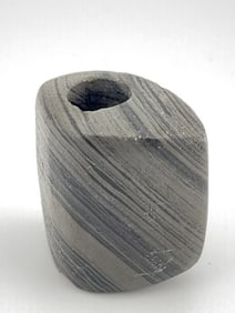 Miniature Slate Bannerstone Indian Artifact Arrowhead