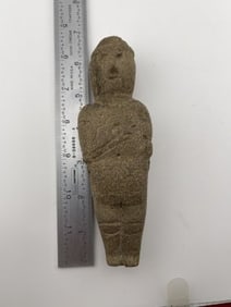 Stone Human Effigy with great detail Indian Artifact Arrowhead