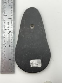 Slate Pendant from Ohio Indian Artifact Arrowhead