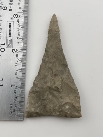 3" Drill Indian Artifact Arrowhead (1 of 3)