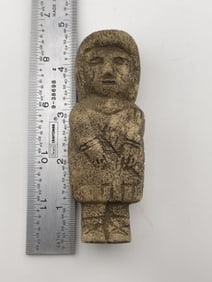 Stone Human Effigy with great detail Indian Artifact Arrowhead