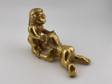 Male & Female Tumbaga Tairona Gold Figurine UNKNOWN MATERIAL