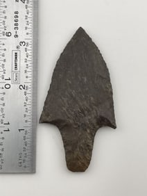 3 & 3/8" Adena Indian Artifact Arrowhead