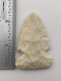 2 & 1/4" Side Notch Indian Artifact Arrowhead