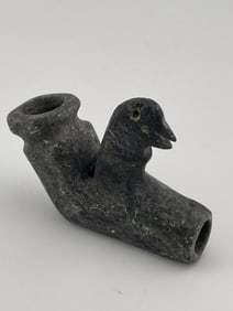 Miniature Duck Effigy Pipe Indian Artifact Arrowhead