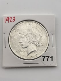 1923 Peace Silver Dollar Coin