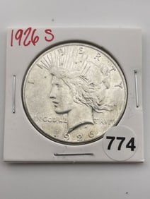 1926 S Peace Silver Dollar Coin