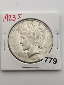 1923 S Peace Silver Dollar Coin