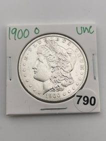 1900 O AU Morgan Silver Dollar Coin