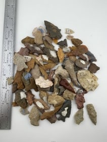 Group of pretty nice Arrow Points Arrowheads Drills etc